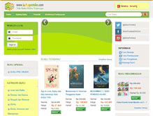 Tablet Screenshot of bukupustaka.com